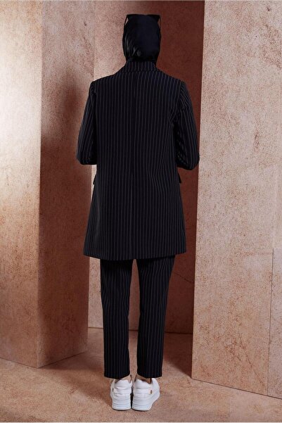 Alvina 30421ModelStriped Trousers Set