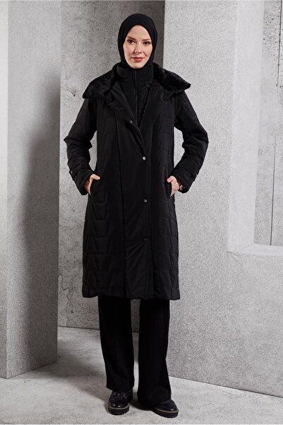 Alvina Suni Fur Detailed Coat 90531