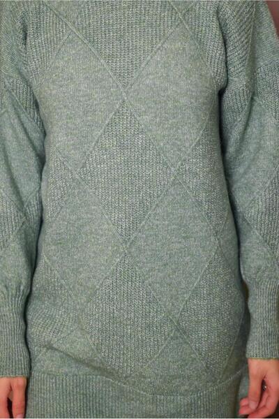 TRENDTESETTÜR Women's Green (Mint) Knit Tunic t 6207