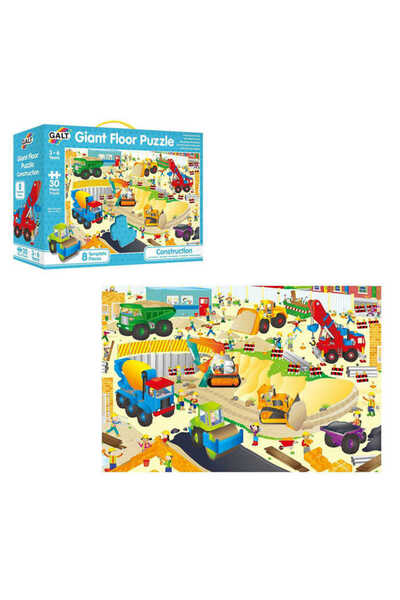 Galt Obří podlahové puzzle - Staveniště, 30 dílků