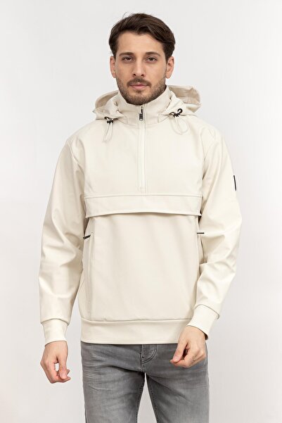 BOSS Erkek relaxed fit Uzun Kollu Logolu Beyaz Sweatshirt 50494430-131