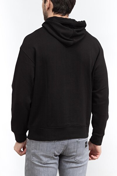 Armani Exchange Ανδρικό SWEAT 6RZMHF ZJDGZ 1200 από οργανικό βαμβάκι με κουκούλα κανονική εφαρμογή