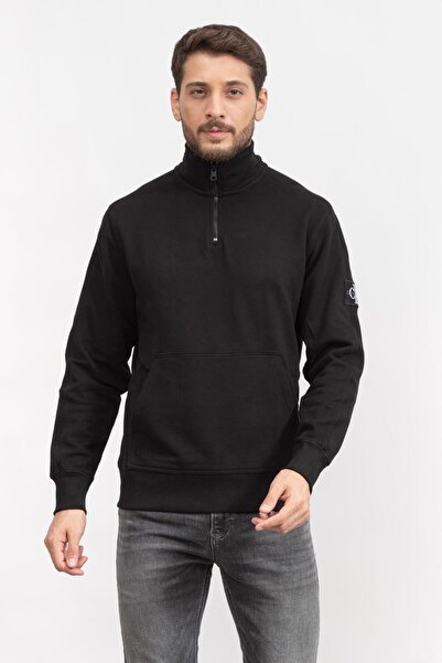 Calvin Klein Ανδρικό Φούτερ με Μισό Φερμουάρ XXL