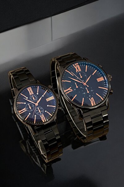 Louis Genessio ساعة يد إنفينيتي للنساء والرجال باللون الأسود