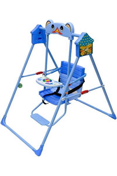 Rally Baby Swing with Safety Seat, Indoor and Outdoor Use, Blue