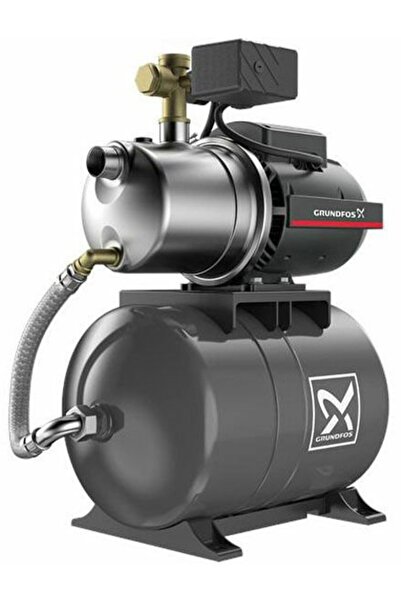 Grundfos JP 4-54 PT-H Paslanmaz Jet Hidrofor 20 Lt Tanklı - 4 Kat 6 Daire