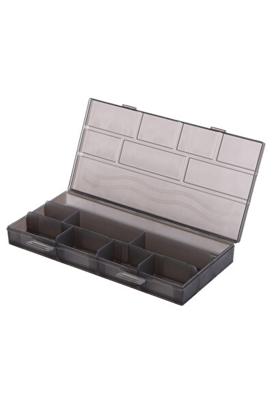 Yailla Generic 8 Cells Hair Styling Accessories Storage Organizer Grey 26 X 3 X 14cm