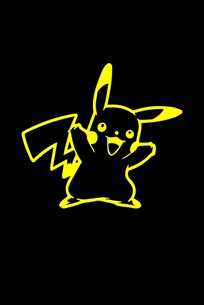 aydın garage Pikachu Araba, Motorsiklet, Kask, Laptop, Cam Sticker 14x13 Cm