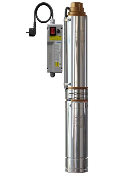 Genel Markalar 4SDM310 4 inch Paslanmaz Dalgıç Pompa Monofaze (220V) 1HP (Panolu, 15 m. Kablolu)