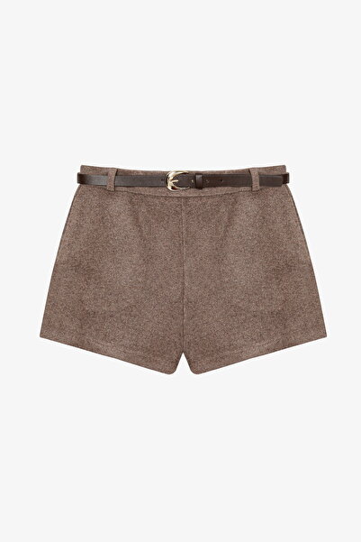 Quzu Шорти з поясом Mini Шорти Візон