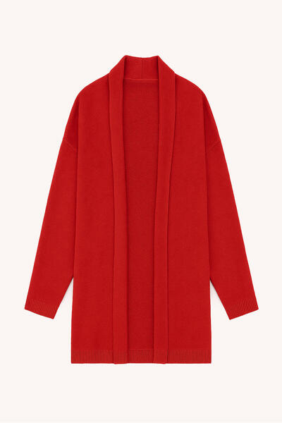 Touché Privé Oversize Knit Cardigan with Pockets