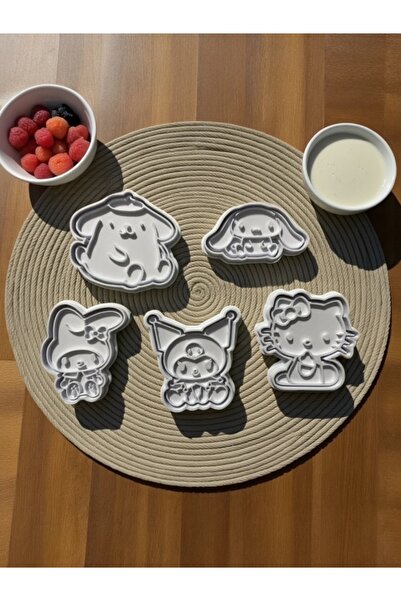 Genel Markalar Sanrio Hello Kitty Hamur Kurabiye Kalıbı 5 Adet