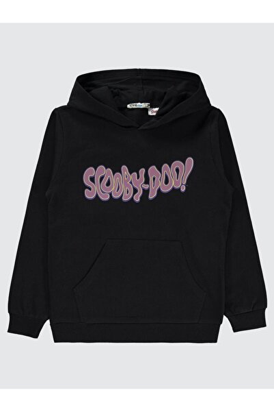 Scooby Doo سويت شيرت سكوبي دو مطبوع للأعمار من 10 إلى 13 عامًا - أسود للأعمار من 12 إلى 13 عامًا