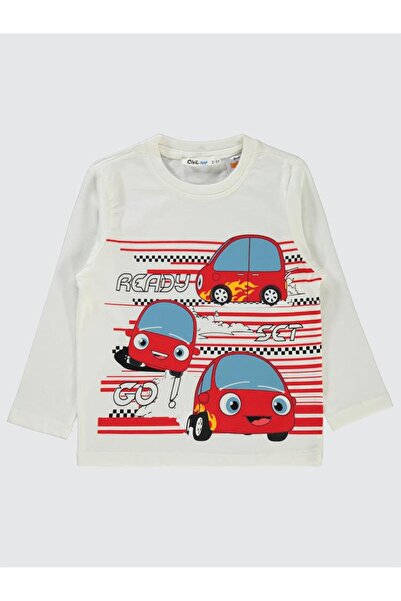 Civil Boys سويت شيرت Ready Go مطبوع لعمر 2-5 سنوات - أبيض لعمر 3-4 سنوات