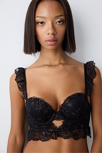 Penti Perfetto Siyah Croplet