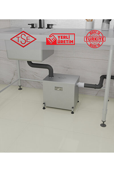 grease port GRINOX 42 Lt Paslanmaz Yağ Ayırıcı Lamella Seperatör Teknolojisi