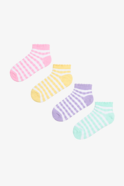 Penti Момичешки цветни чорапи с 4 чифта