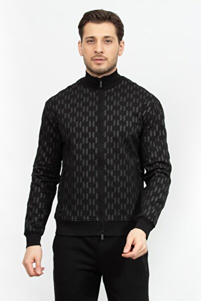 Karl Lagerfeld Erkek Fermuarlı Sweatshirt