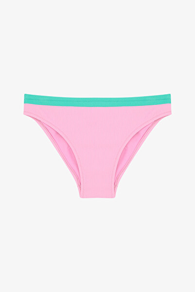 Penti Açık Pembe Genç Kız Halter Halter Yaka Bikini Takımı