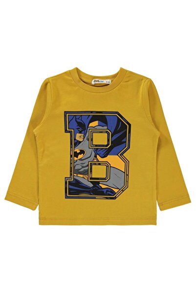 Batman Printed 2-5 Years Old Sweatshirt - Mustard4-5 Years Old