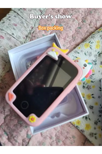 Choice ألعاب هواتف ذكية جديدة للأطفال باللون الوردي مع 8G ومشغل MP3 وكاميرا رقمية للبنات والأولاد