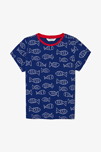 Penti Erkek Çocuk Fish Pamuklu Pijama Takımı