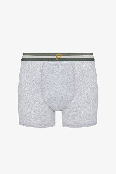 Penti Erkek Pamuklu Basic Gray Çok Renkli 3lü Boxer Külot