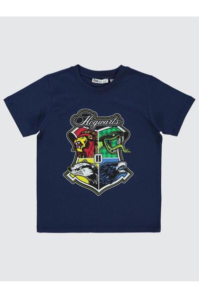 Harry Potter Tricou cu logo Hogwarts 10-13 ani - bleumarin 13-14 ani