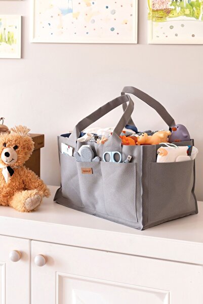 HAMUR Mother Baby Care Bag m - Newborn Changing Organizer Organizer - Lamitela Gray