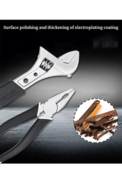 fulina 10-Piece Hardware Tools Set, Home Maintenance Tools, Combination of Mixed Tool Sets, With Portable T