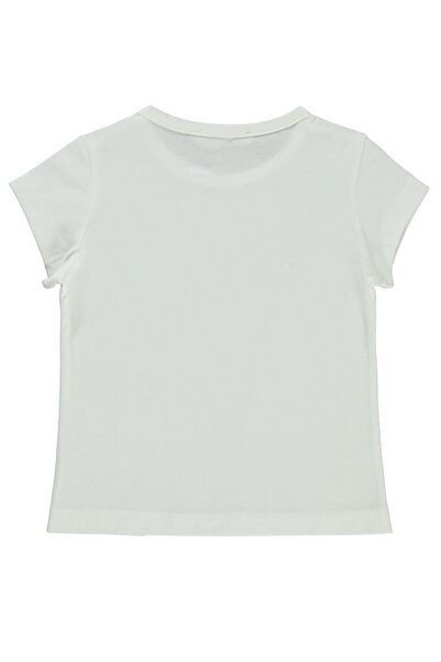 Civil Girls Basic 2-5 Years Old T-Shirt - Ecru4-5 Years Old