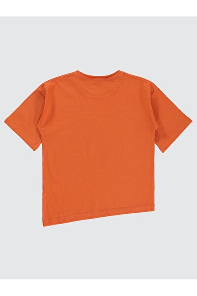 Civil Boys Μπλουζάκι για αγόρι 6-9 Χρόνια Πορτοκαλί