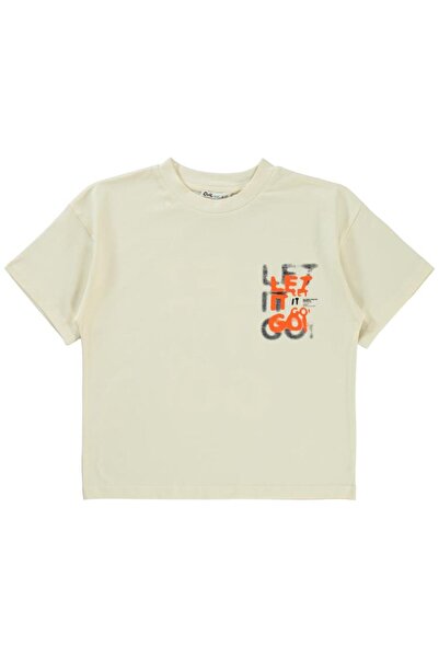 Civil Boys Μπλουζάκι για αγόρια 10-13 ετών - Ιβουάρ