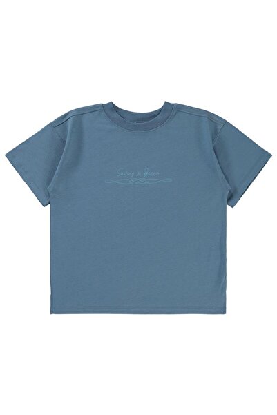 Civil Boys 6-9 Years Old Boy Indigo T-Shirt