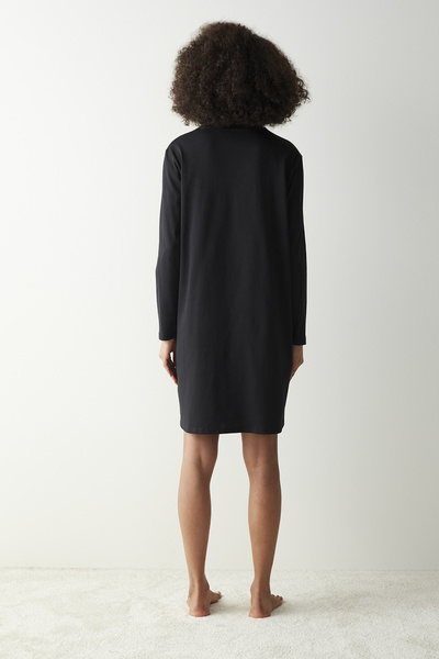 Penti Pregnant Black T-Shirt Pajama Top