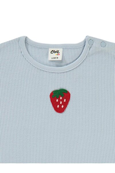 Civil Baby 6-18 Months T-Shirt with Car Accessories - Blue 12-18 Months