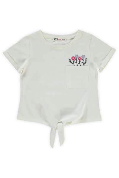 Civil Girls Tricou fetita 2-5 ani Ecru