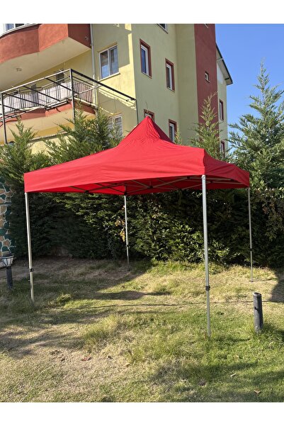HİLAL ŞEMSİYE 3x3 GAZEBO ÇADIR KIRMIZI
