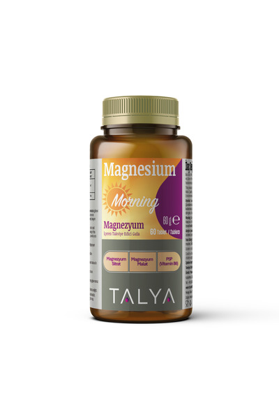 Talya MaGnesium and Citrate ContaininG Vitamin B6 - Food Supplement, 60 Tablets
