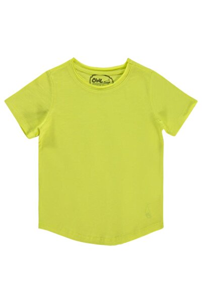 Civil Boys Μπλουζάκι για αγόρι 2-5 χρονών κίτρινο λεμόνι