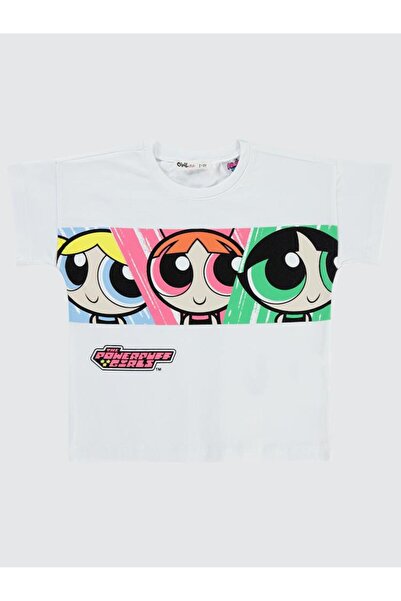 Powerpuff Girls Tricou pentru 2-5 ani - Alb 3-4 ani