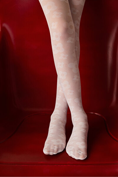 Penti Καλσόν με λευκό σχέδιο μαργαρίτας