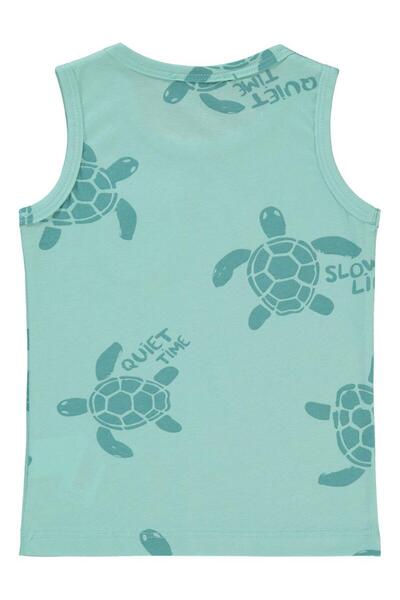 Civil Boys 2-5 Years Old Boy Turquoise T-Shirt