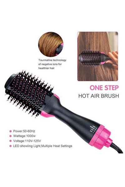fulina 3-in-1 Style hot air Comb with Temperature Control and fine Rubber Coating for Straight Hair.