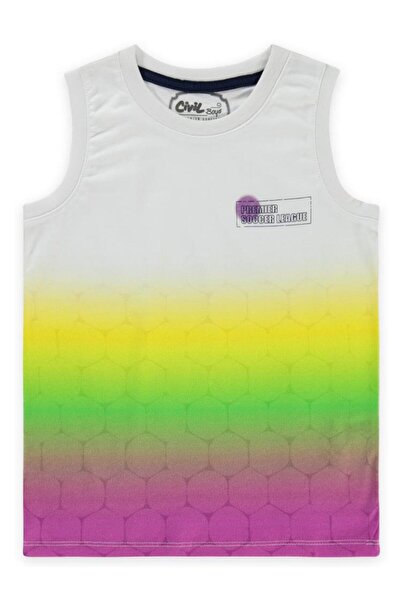 Civil Boys Colorful Premier Printed Zero Sleeve T-Shirt for Ages 6-9 - Lilac ...