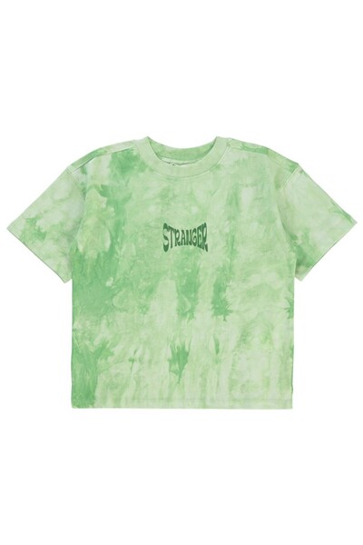 Civil Boys Stranger Printed Oversized 10-13 Years Old T-Shirt - Green 10-11 Y...