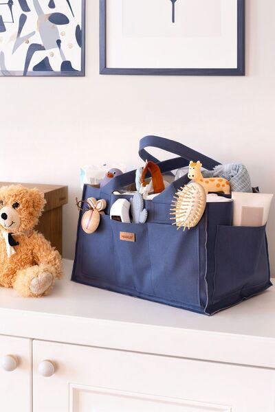 HAMUR Anne Bebek Bakım Çantası M - Yenidoğan Alt Açma Değiştirme Düzenleyici Organizer - Lamitela Laci