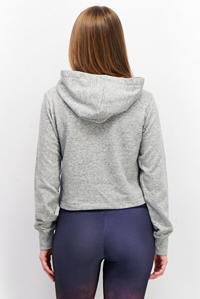 Champion Women Sport Fit long Sleeve Training Hoodie Sweatshirt, Heather Grey