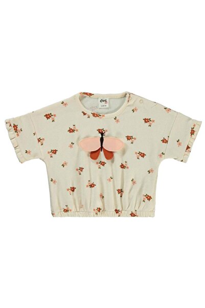 Civil Baby Μπλουζάκι με στάμπα μίνι λουλουδιών για 6-18 μηνών - Ελεφαντόδοντο