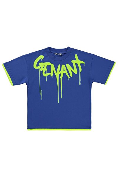 Civil Boys Genanx Printed 6-9 Years Old T-Shirt - Blue 8-9 Years Old